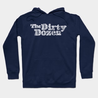 The Dirty Dozen logo (white) Hoodie